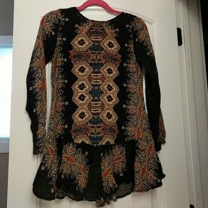 FREE PEOPLE smooth talker tunic black